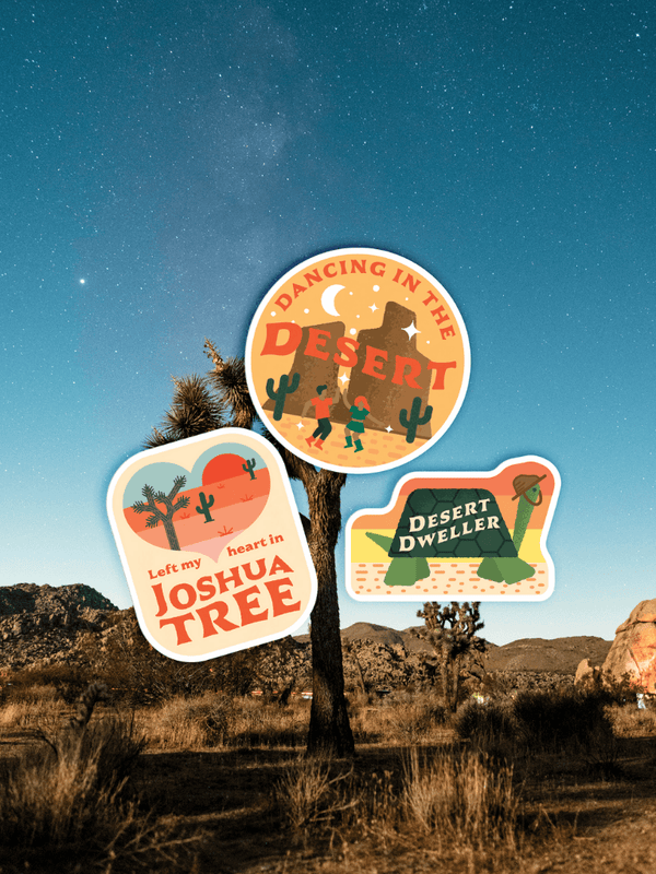 Joshua Tree Sticker Pack (set of 3)