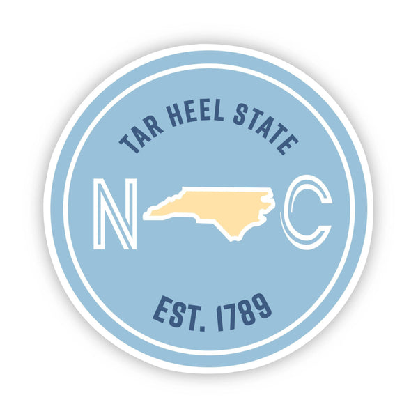 Tar Heel State North Carolina Sticker