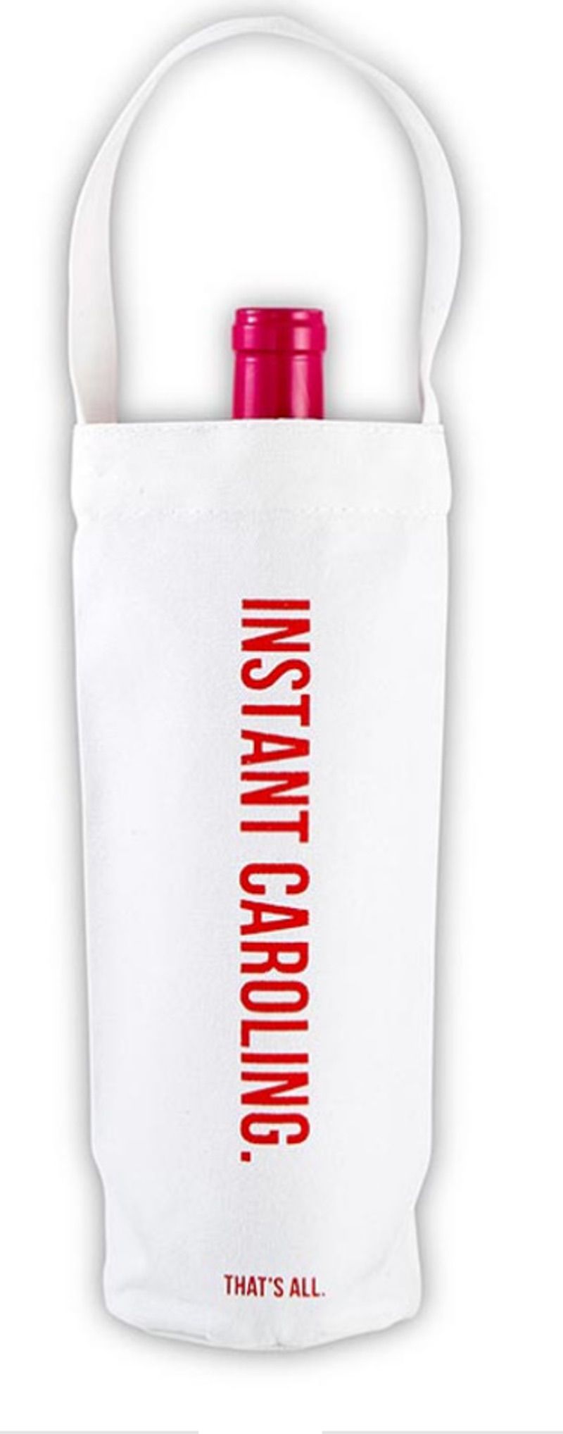 Festive Holiday Wine Bags "Instant Caroling" "liquid Mistletoe"North Pole Reserve" - Wander Together Outfitters
