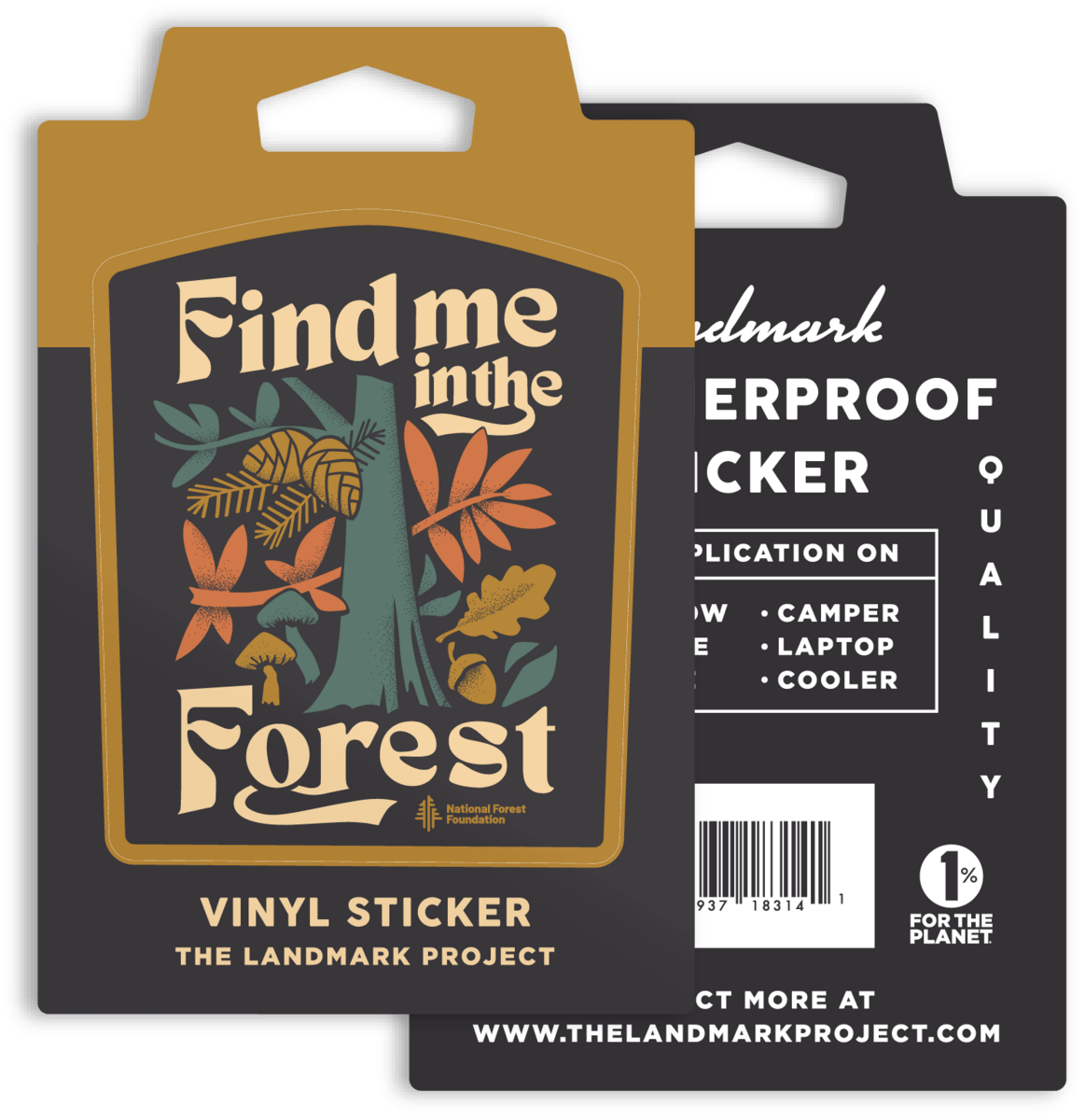 "Find Me in the Forest" Sticker - Wander Together Outfitters