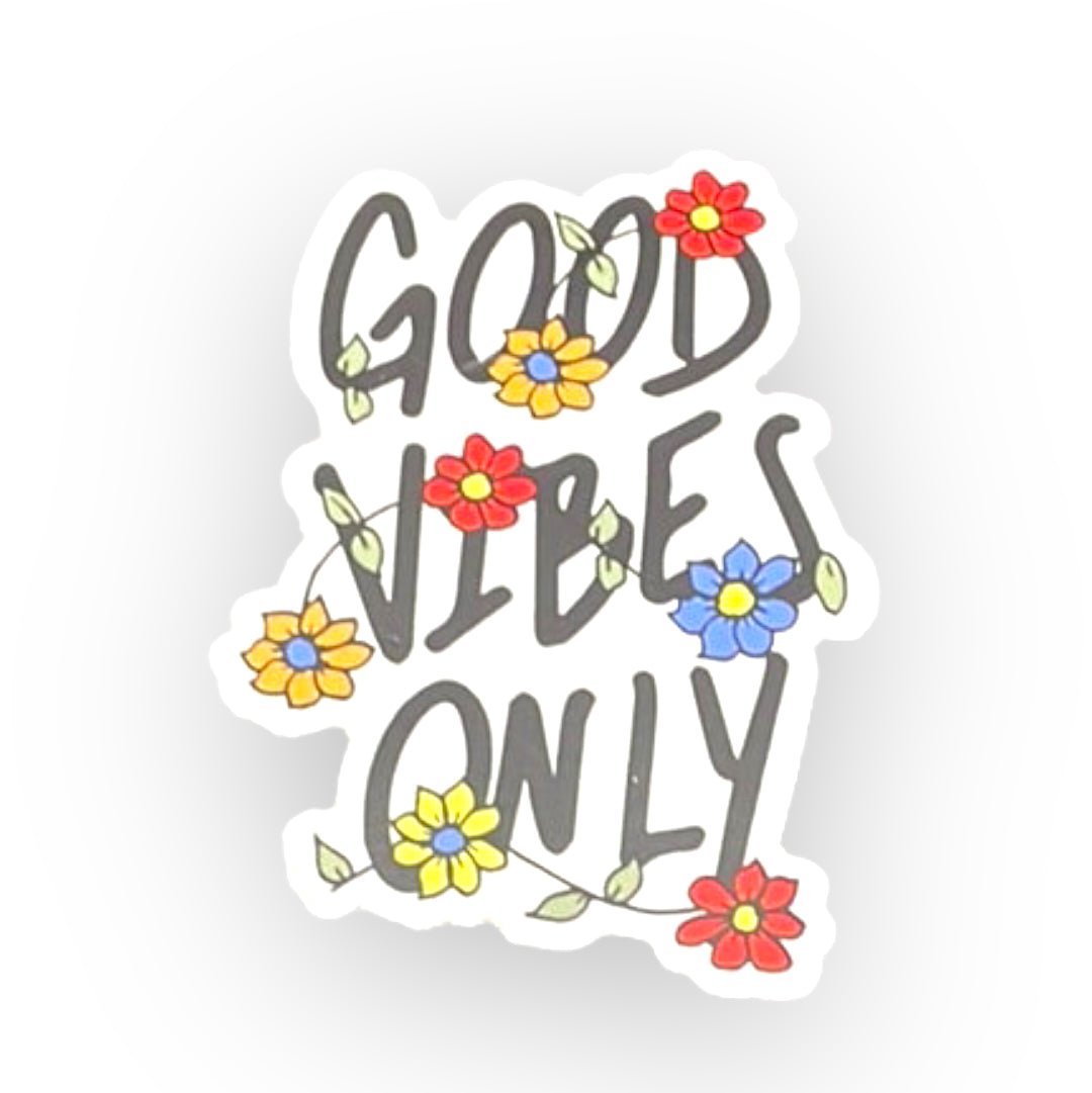 “Good Vibes” Sticker - Wander Together Outfitters