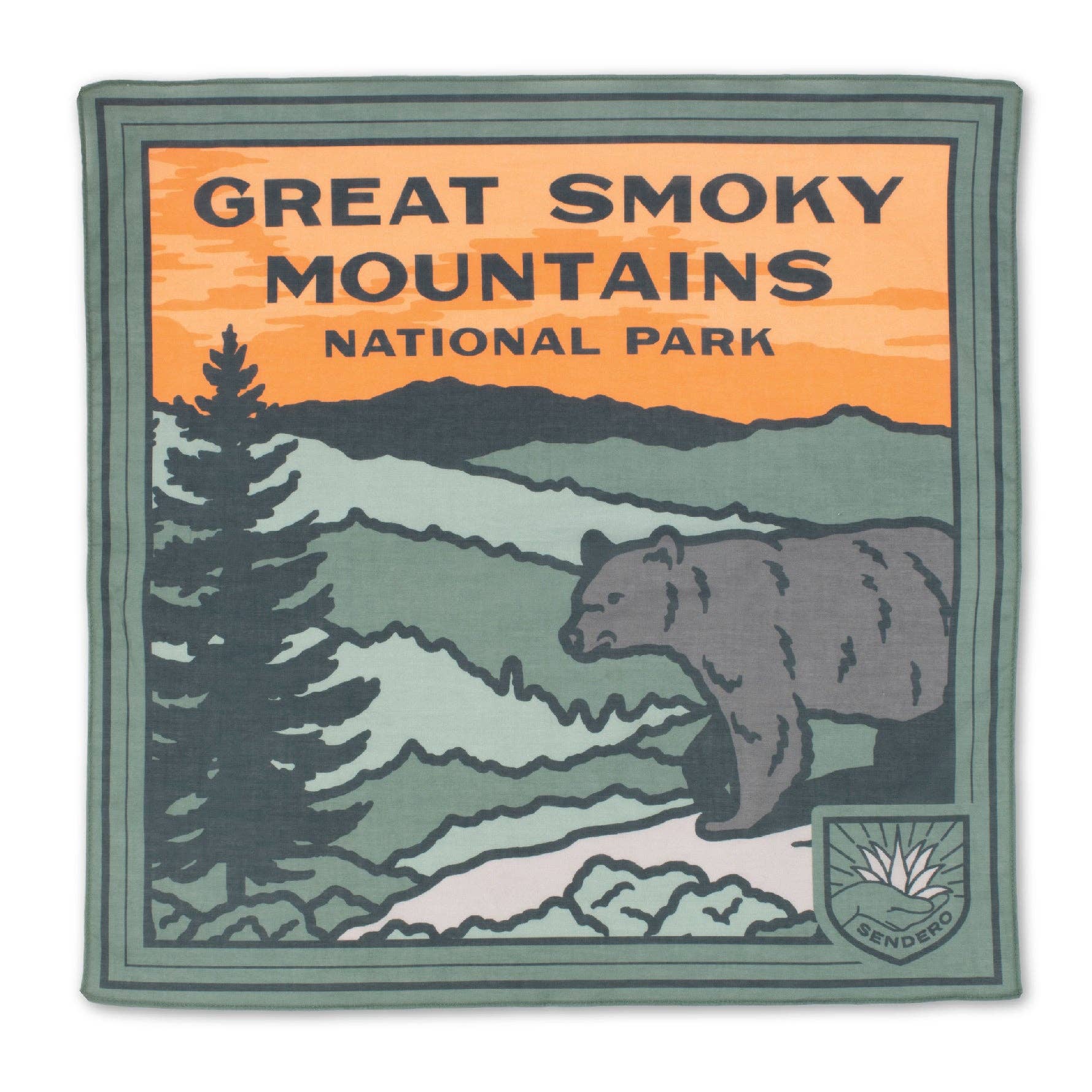 Great Smoky Mountains National Park Bandana - Wander Together Outfitters