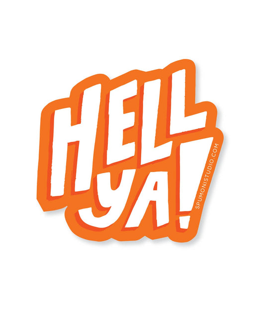 “Hell Ya!” Sticker - Wander Together Outfitters