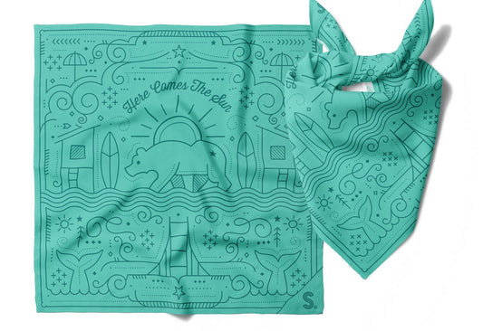 “Here Comes the Sun” California Bandana - Wander Together Outfitters