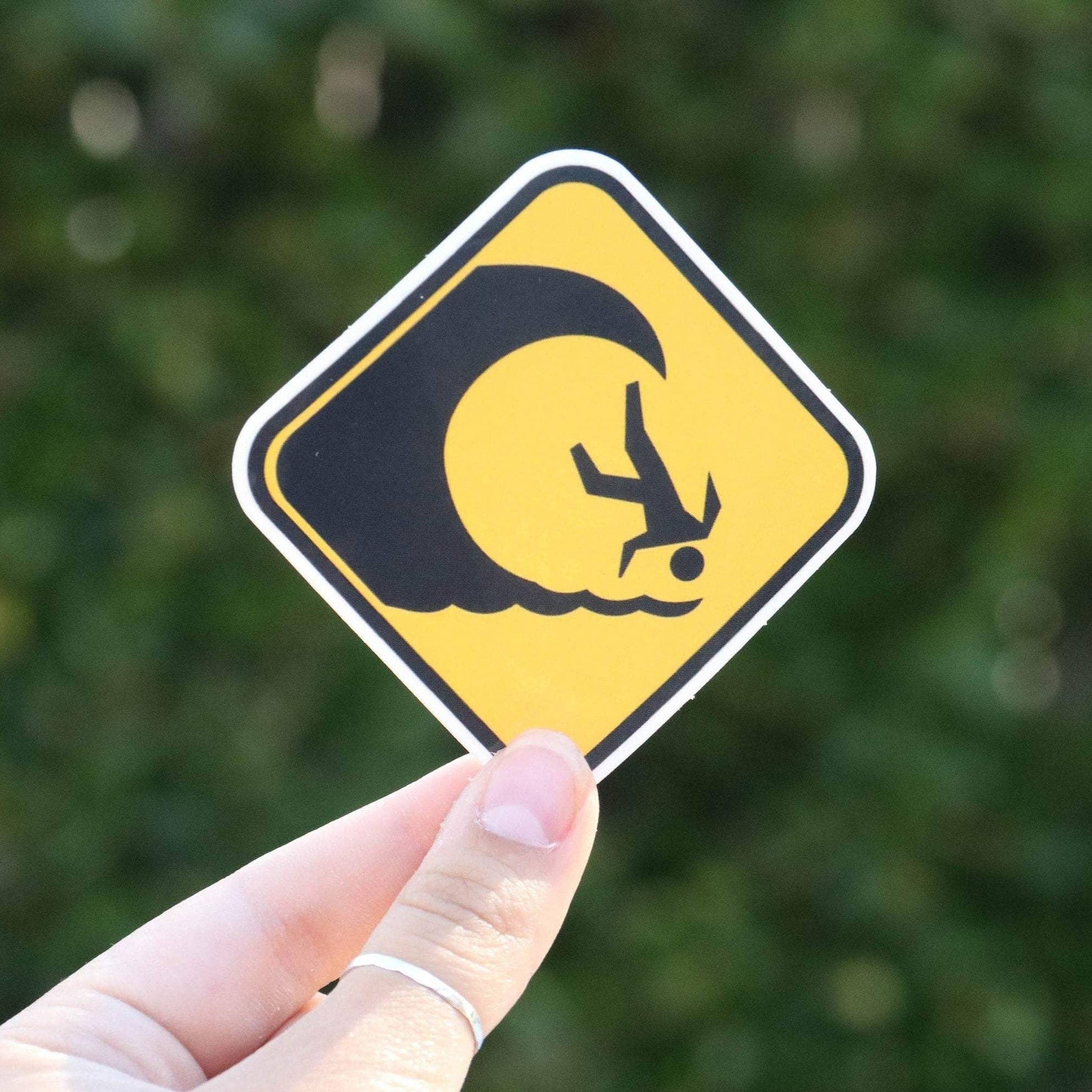 High Surf Warning Sticker - Wander Together Outfitters
