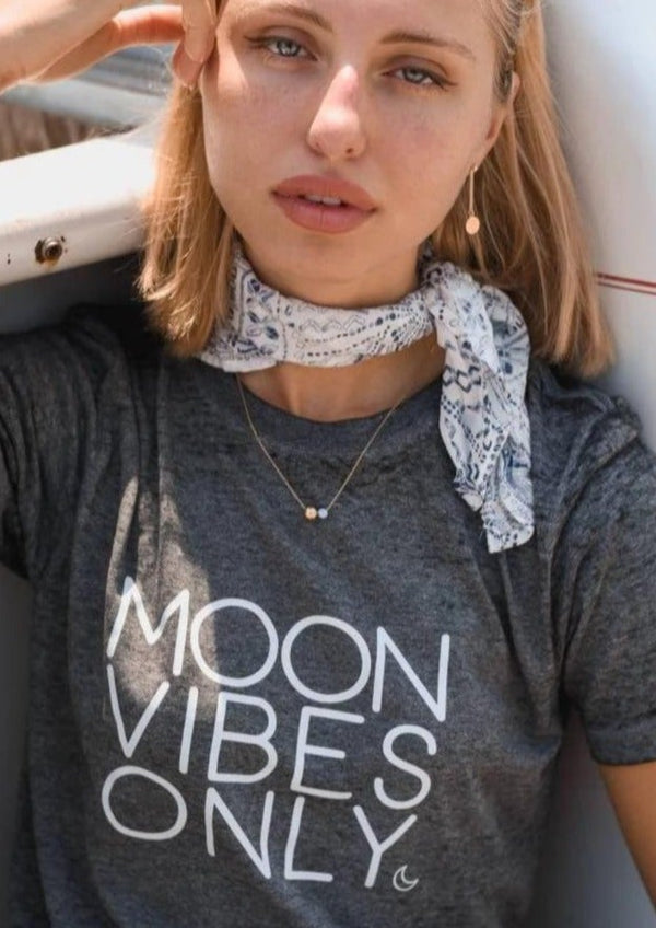 "Moon Vibes Only" Tee, Tank, Off The Shoulder