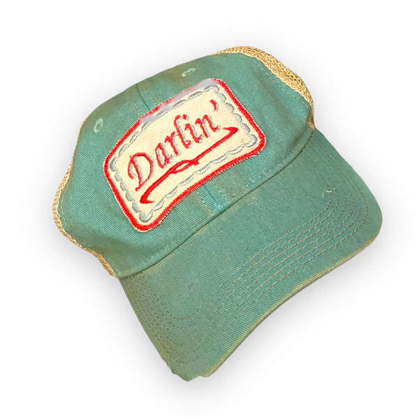 “Darlin’” Distressed Trucker Hat