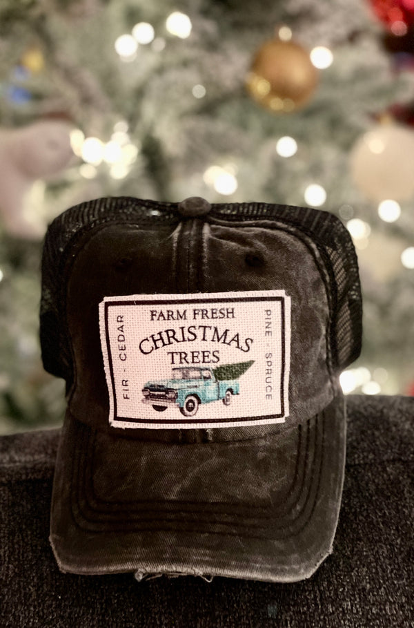 "Farm Fresh Trees" Christmas Hat-Unisex (CLEARANCE)