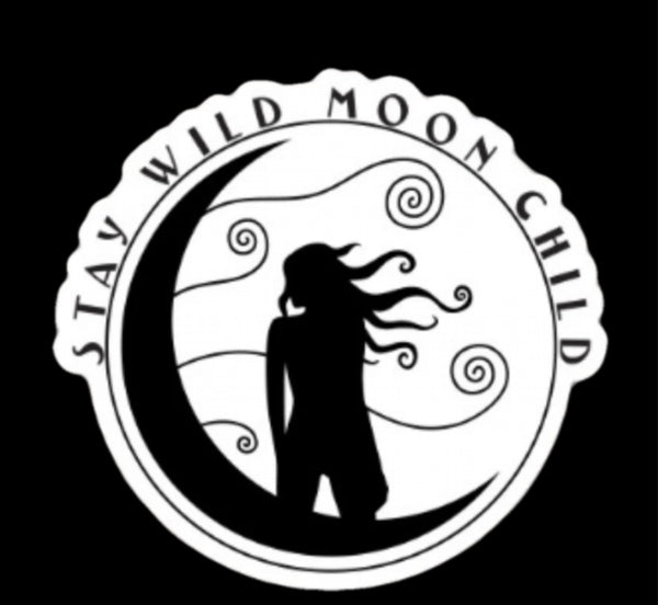 “Stay Wild Moon Child” Sticker Decal