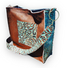 Leather Box Boho Western Handbag