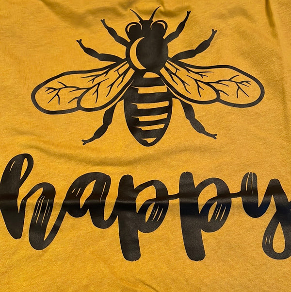 “Bee Happy” T-Shirt (CLEARANCE)