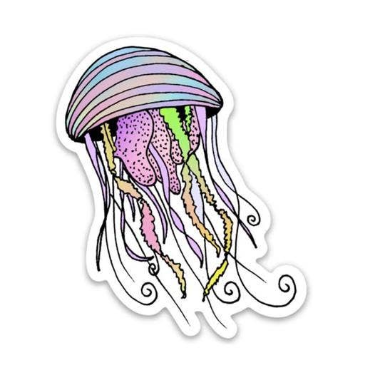 Jellyfish Sticker - Ocean Sticker - Wander Together Outfitters