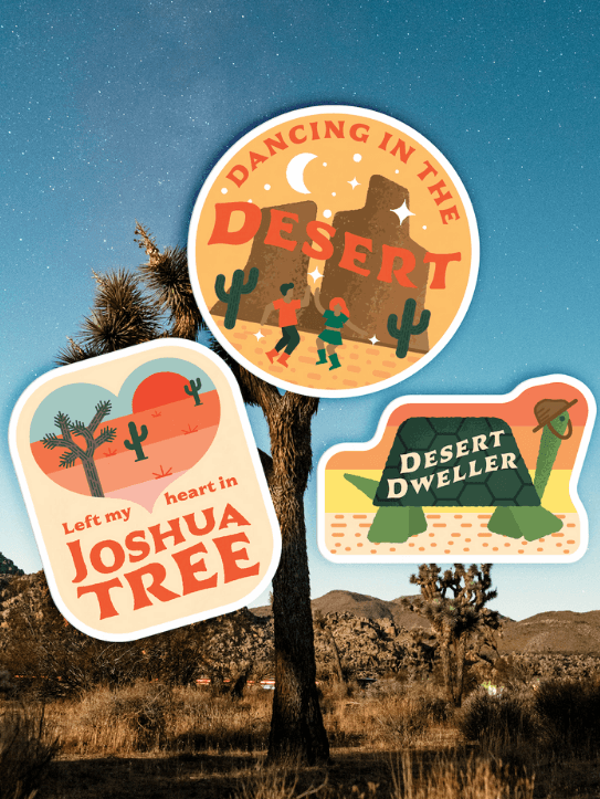 Joshua Tree Sticker Pack (set of 3) - Wander Together Outfitters