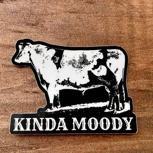 "Kinda Moody" Sticker - Wander Together Outfitters