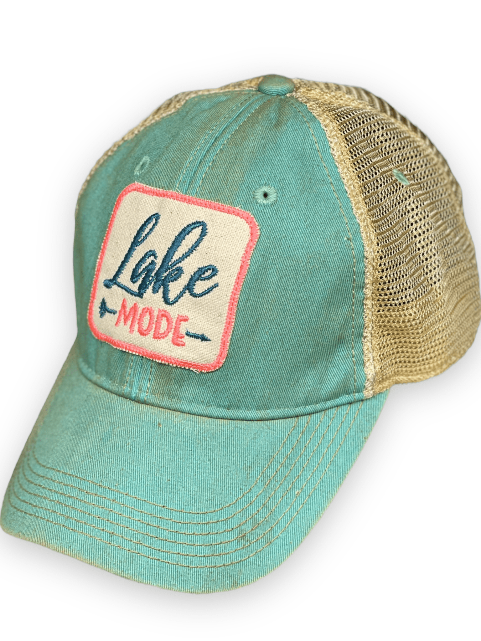 “Lake Mode” Distressed Trucker Cap - Wander Together Outfitters