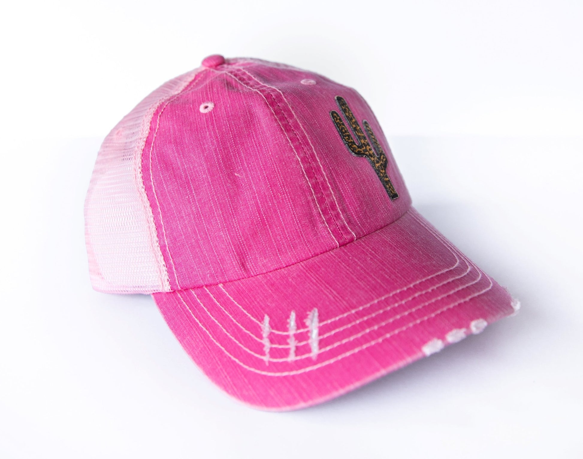 Leopard - Printed Cactus Cap (Various Colors) - Wander Together Outfitters