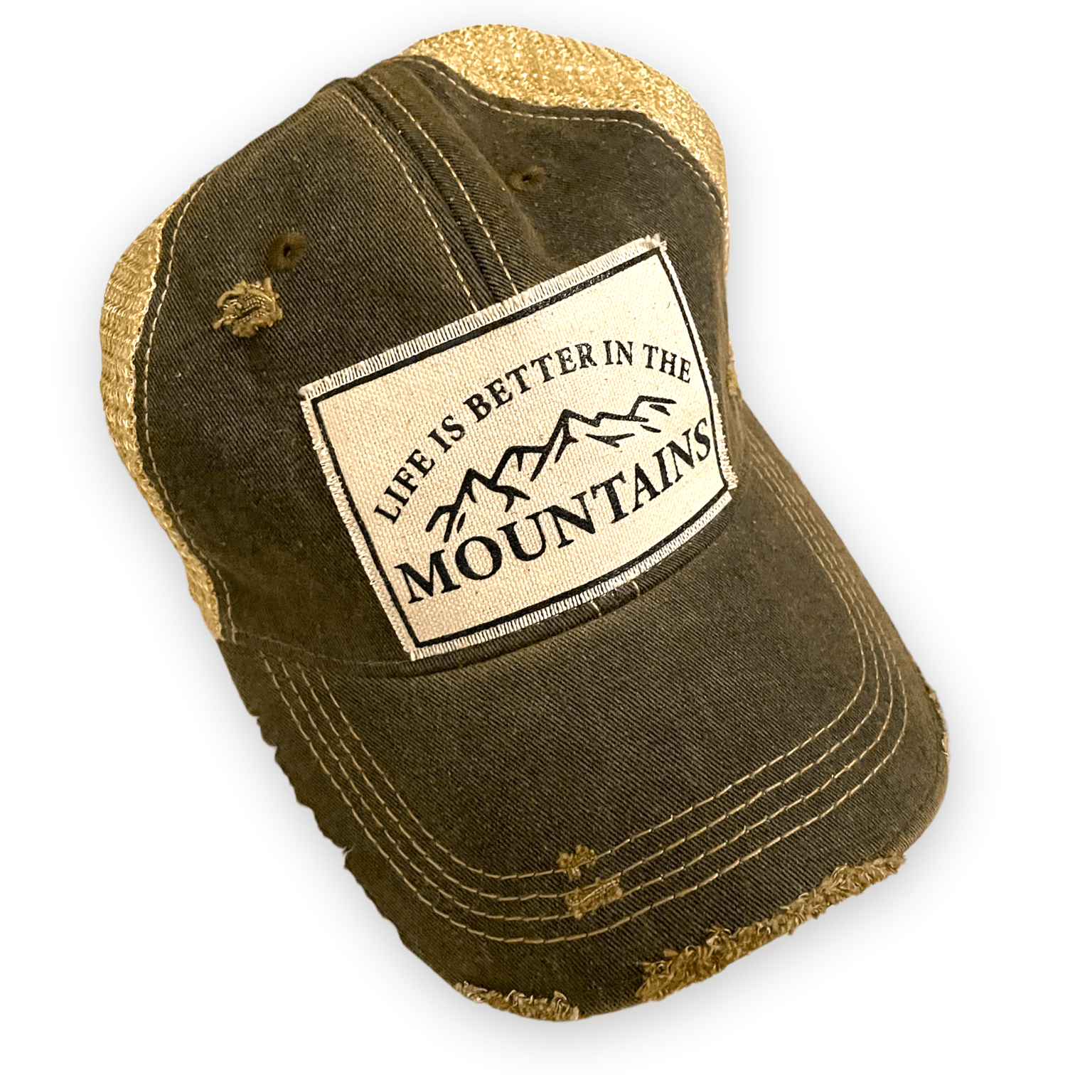 “Life is Better in the Mountains” Unisex Trucker Hat Baseball Cap - Wander Together Outfitters