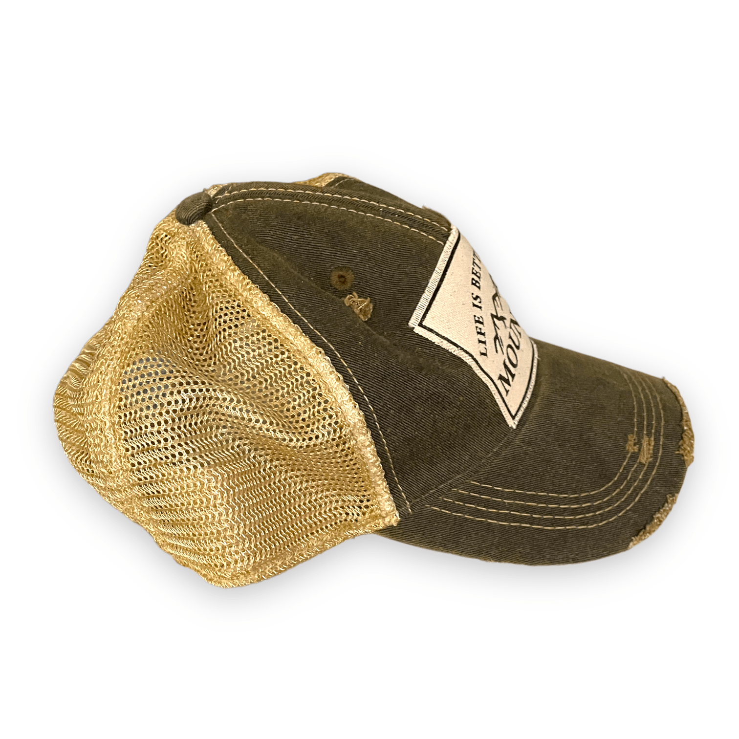 “Life is Better in the Mountains” Unisex Trucker Hat Baseball Cap - Wander Together Outfitters