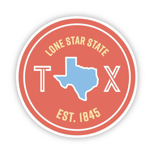 Lone Star State Texas Sticker - Wander Together Outfitters