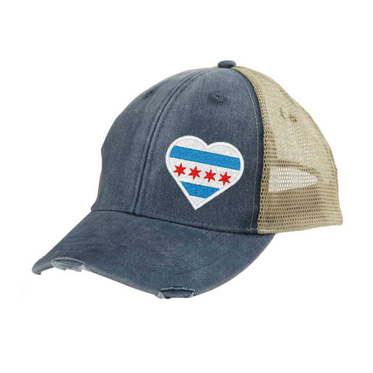 Love Chicago Flag Hat - Wander Together Outfitters