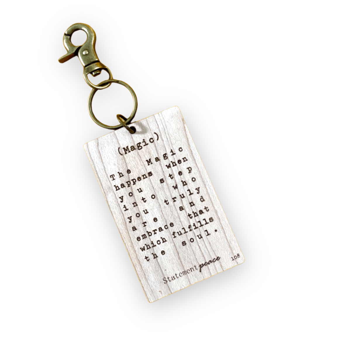 "Magic" Wooden Keychain - Wander Together Outfitters