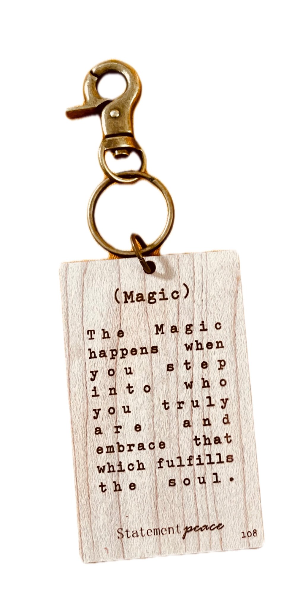 "Magic" Wooden Keychain - Wander Together Outfitters