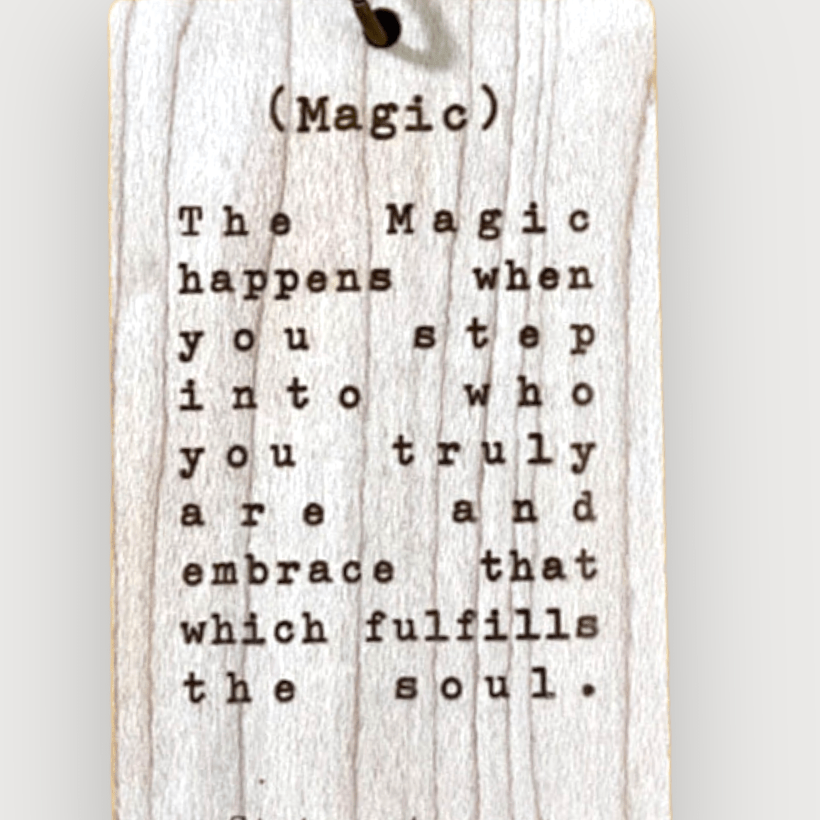 "Magic" Wooden Keychain - Wander Together Outfitters
