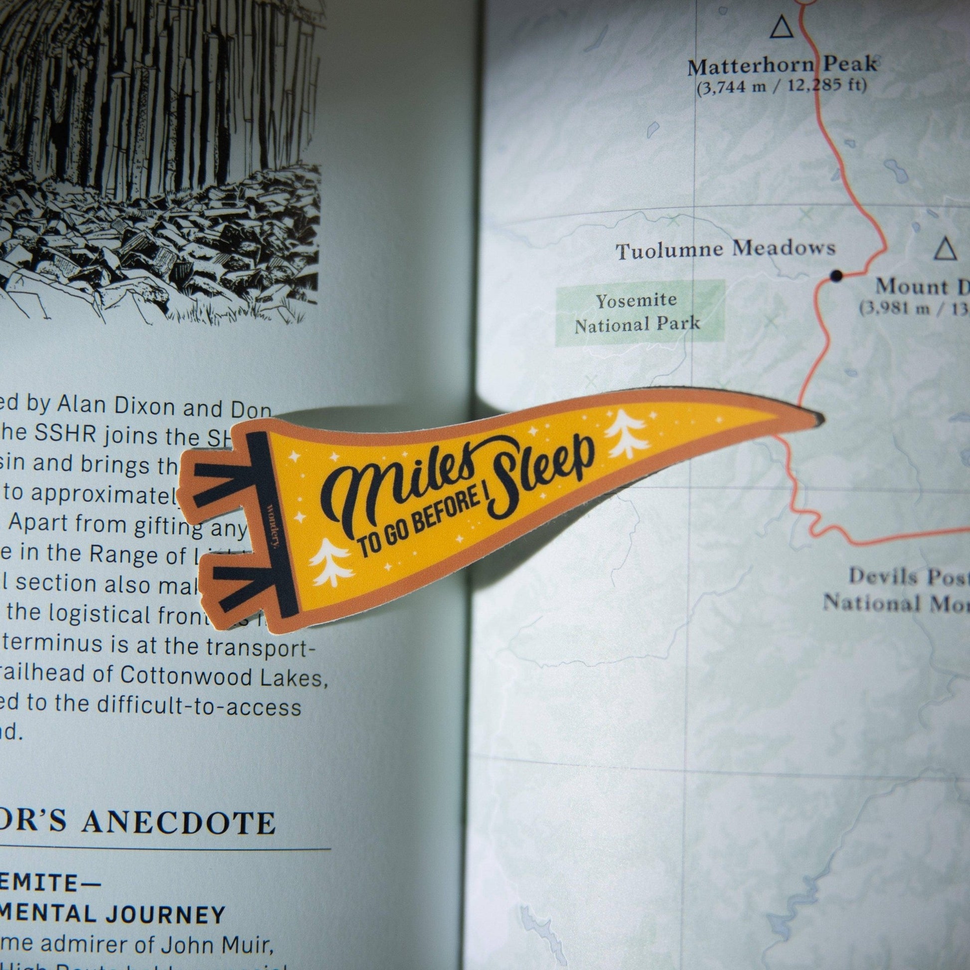 Miles to Go Vinyl Sticker - Wander Together Outfitters