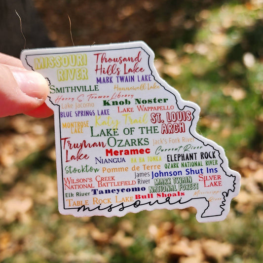 Missouri Recreation State Stickers - Wander Together Outfitters