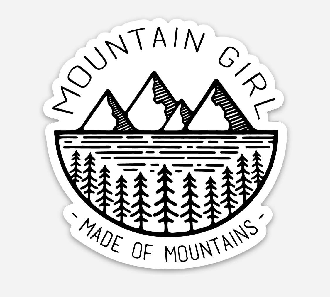 Mountain Girl Sticker - Wander Together Outfitters