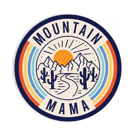“Mountain Mama” Vinyl Sticker - Desert - Wander Together Outfitters