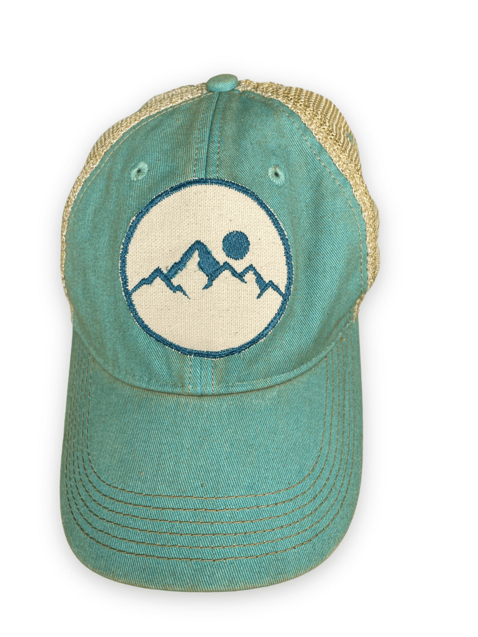 Mountain Patch Distressed Trucker Cap (SALE) - Wander Together Outfitters