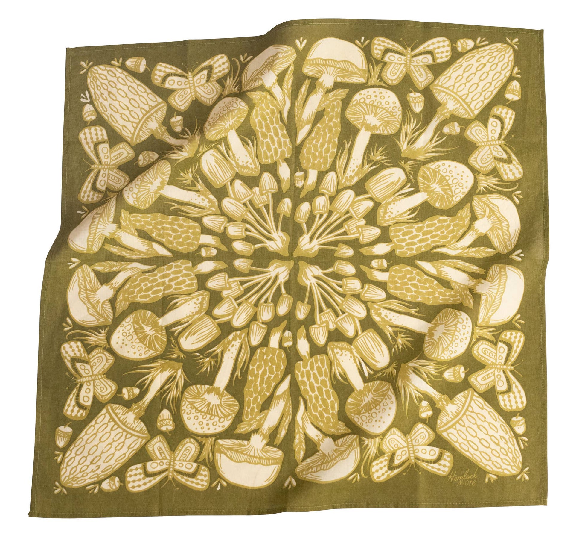 Mushrooms Bandana No.16 - Wander Together Outfitters
