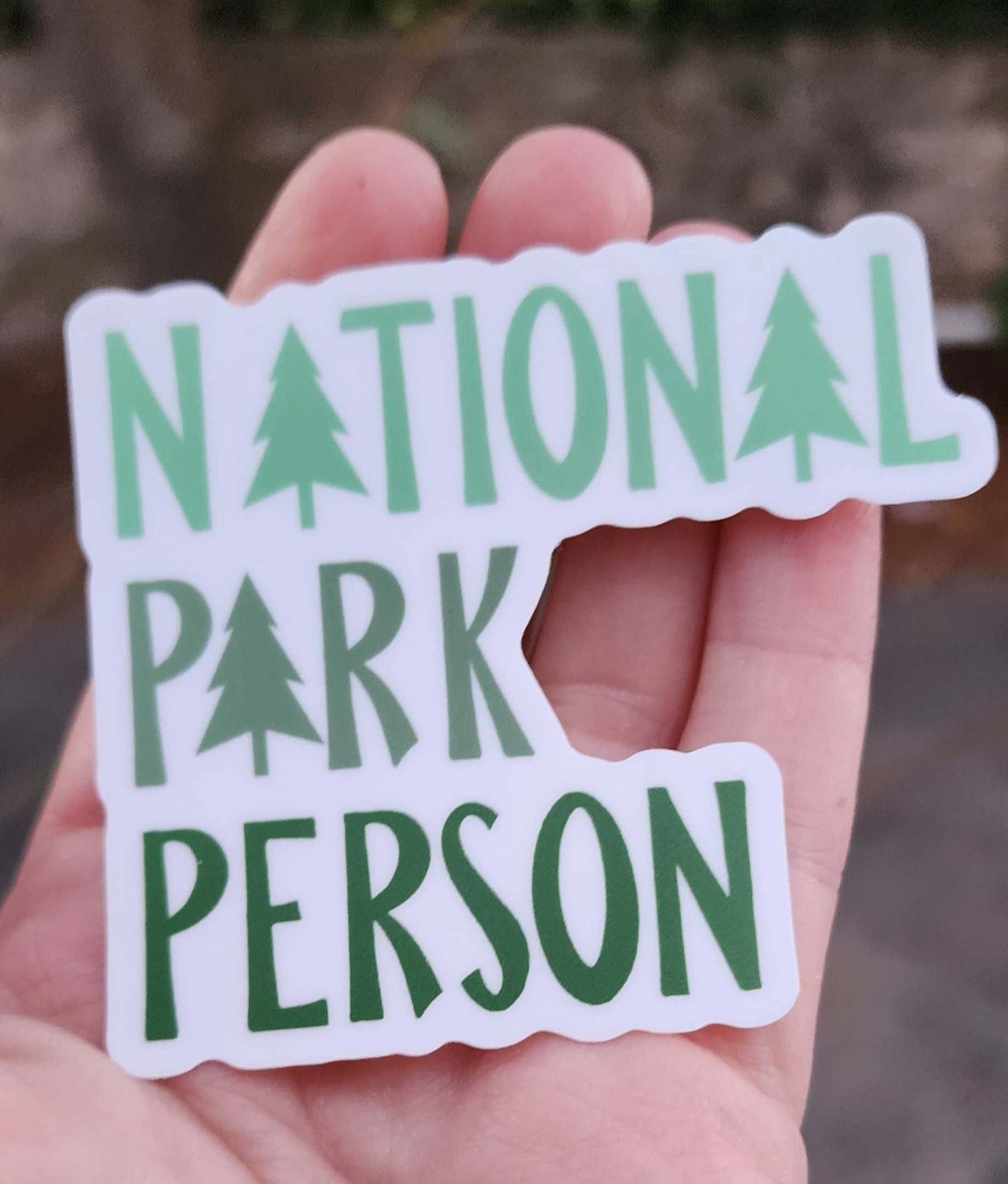 “National Park Person” Sticker - Wander Together Outfitters