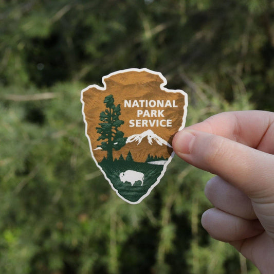 National Park Service NPS Arrowhead Sticker - Wander Together Outfitters