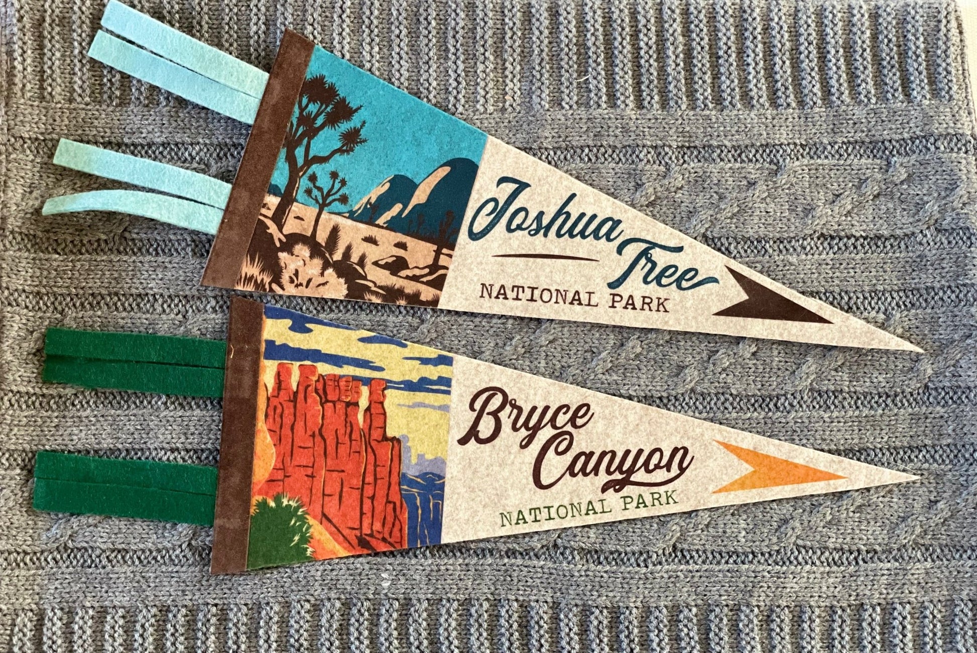 National Parks Mini Felt Pennants – Collect Them All - Wander Together Outfitters