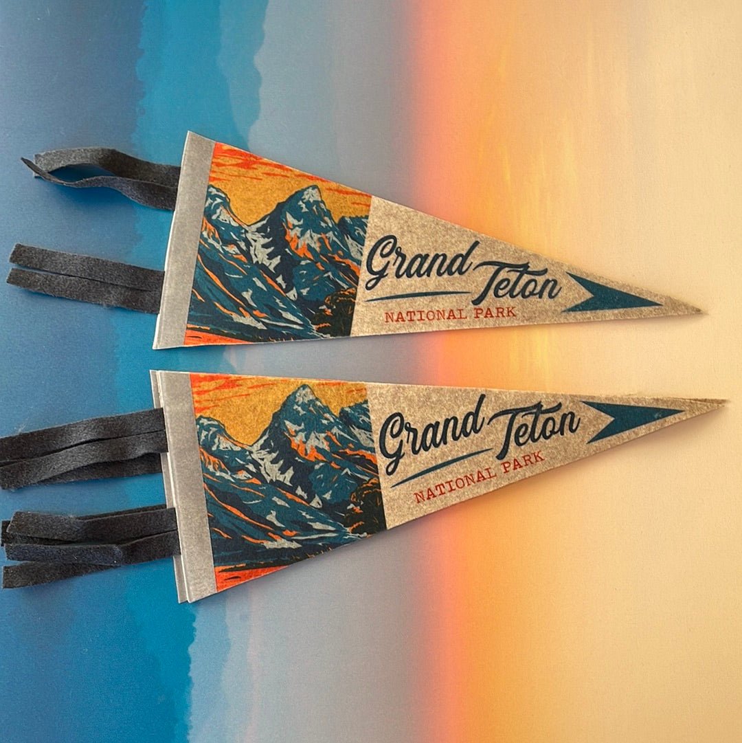 National Parks Mini Felt Pennants – Collect Them All - Wander Together Outfitters