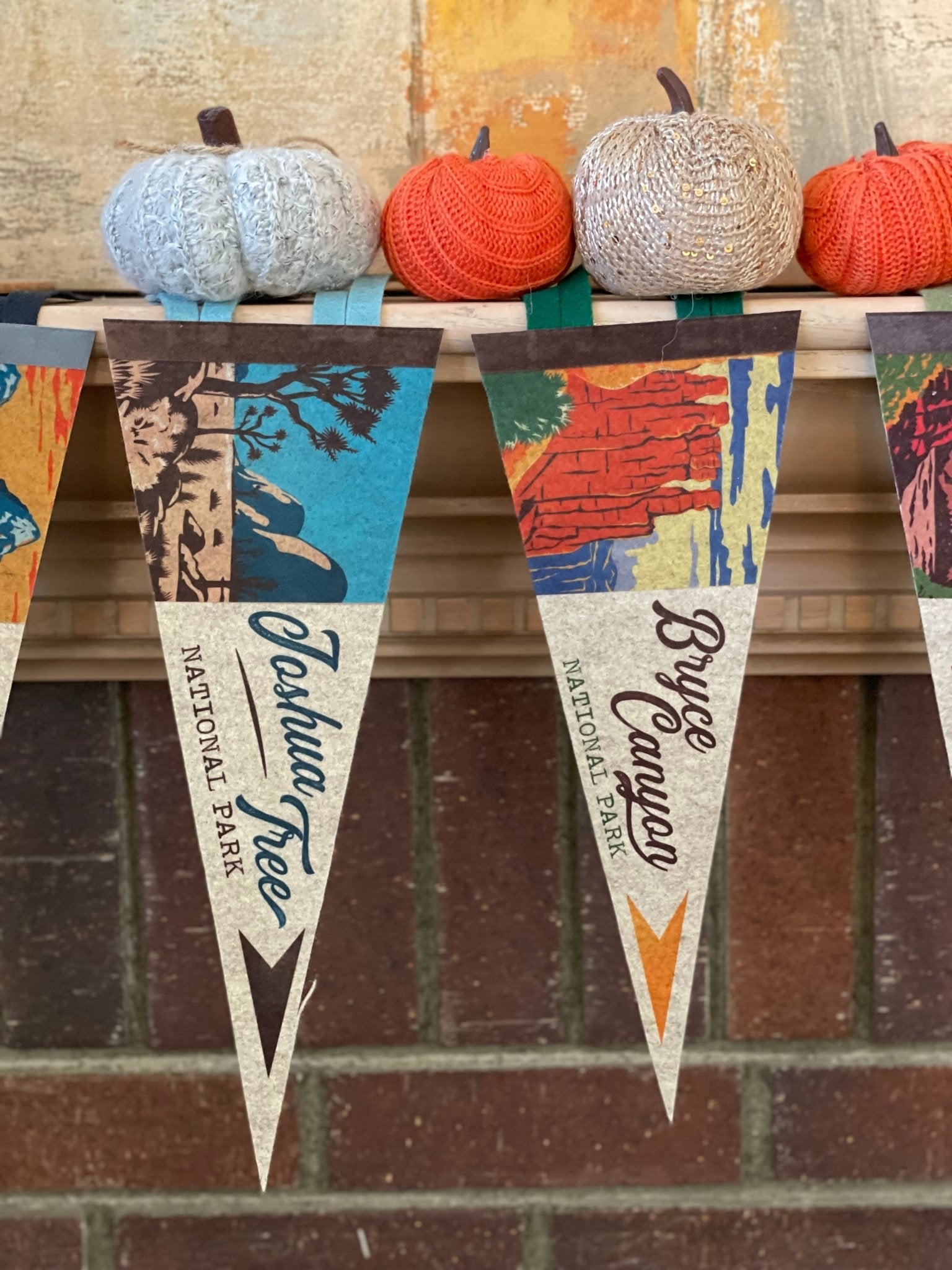 National Parks Mini Felt Pennants – Collect Them All - Wander Together Outfitters