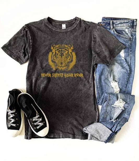 "Never Silence Your Roar" T-Shirt - Wander Together Outfitters