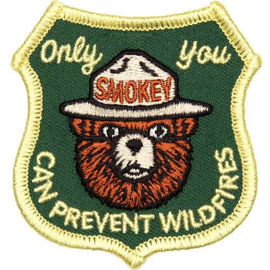 "Only You Can Prevent Wildfires" Smokey Bear Forestry Embroidered Patch - Wander Together Outfitters