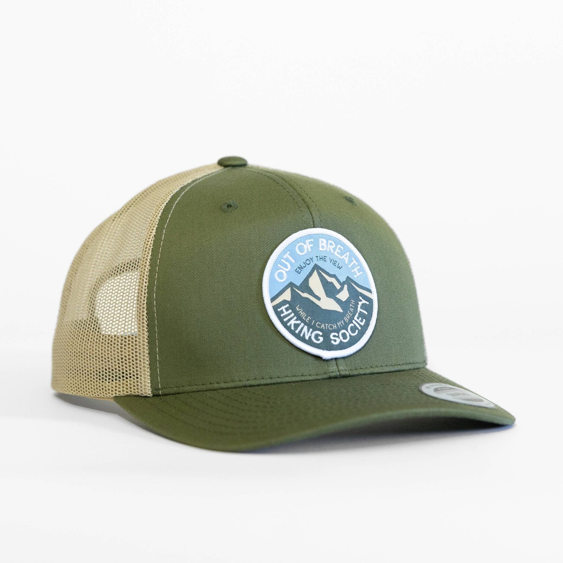 "Out of Breath Hiking Society" SnapBack Cap (SALE) - Wander Together Outfitters