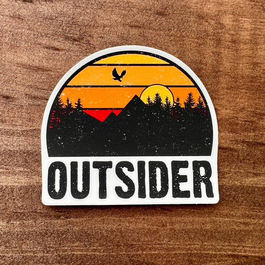 "Outsider" Nature Sticker - Wander Together Outfitters