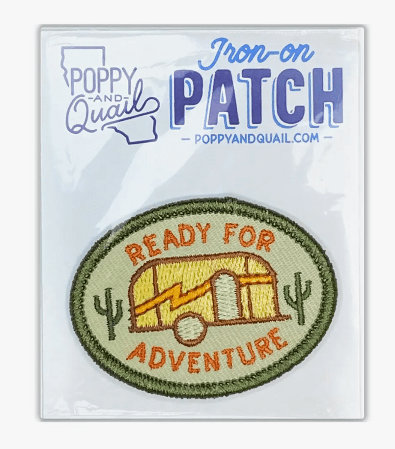 "Ready For Adventure" Trailer Iron On Patch - Wander Together Outfitters