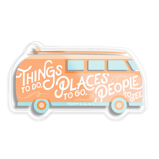 Retro Bus Sticker - Wander Together Outfitters