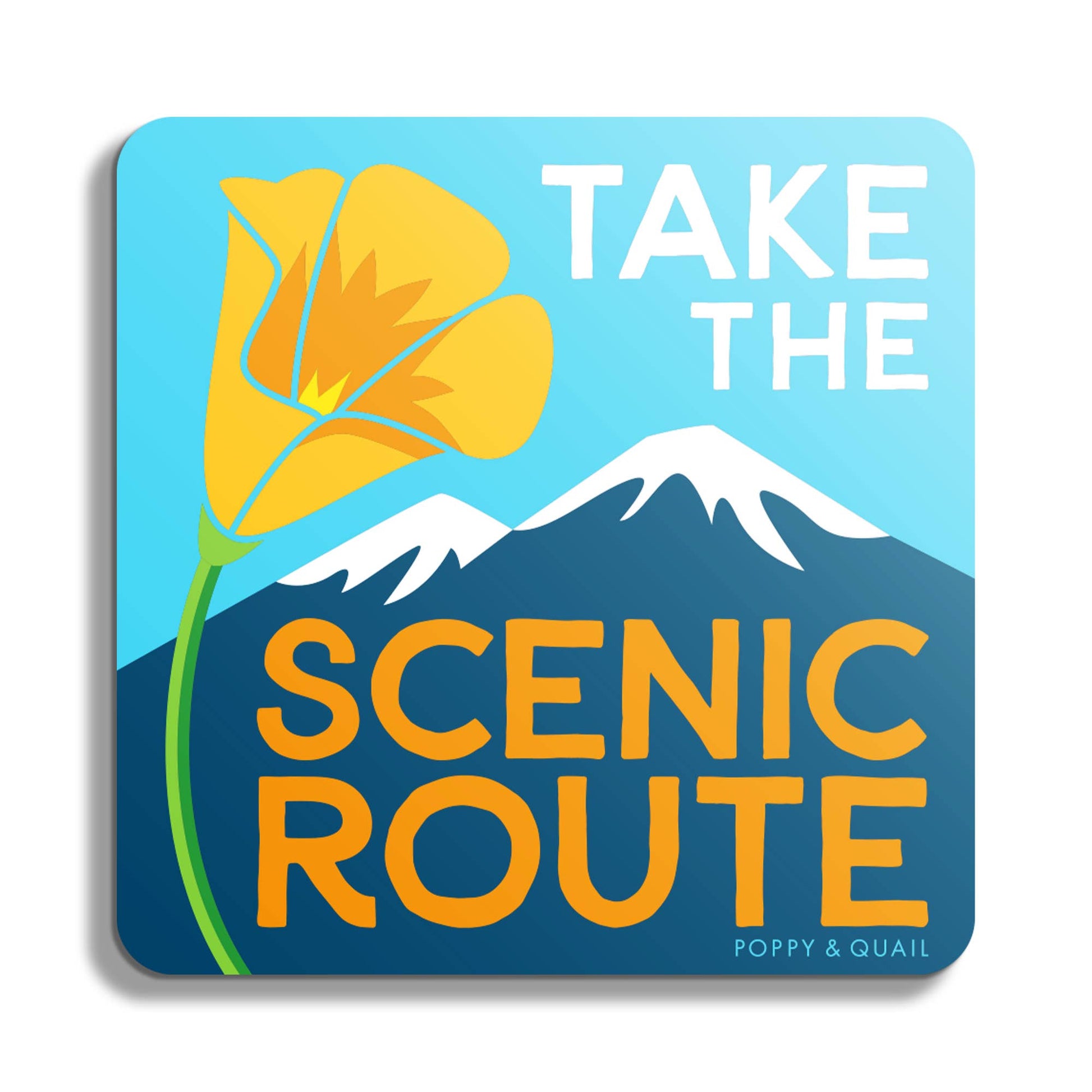 Scenic Mountain Sticker - Wander Together Outfitters