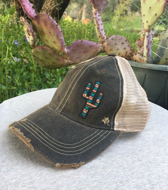 Southwest Cactus Cap (Choice of Colors)