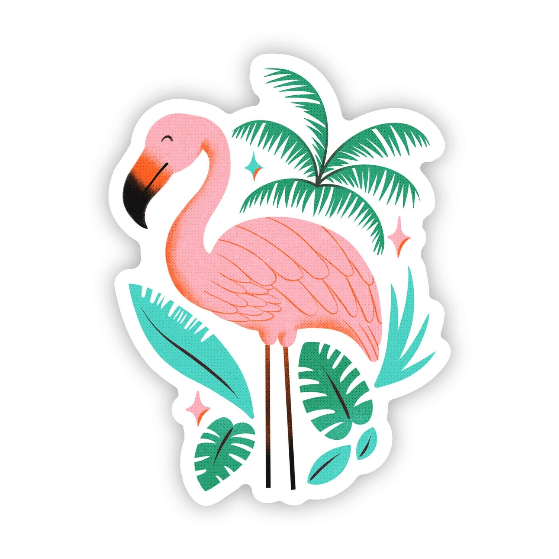 Spring Flamingo Sticker - Wander Together Outfitters