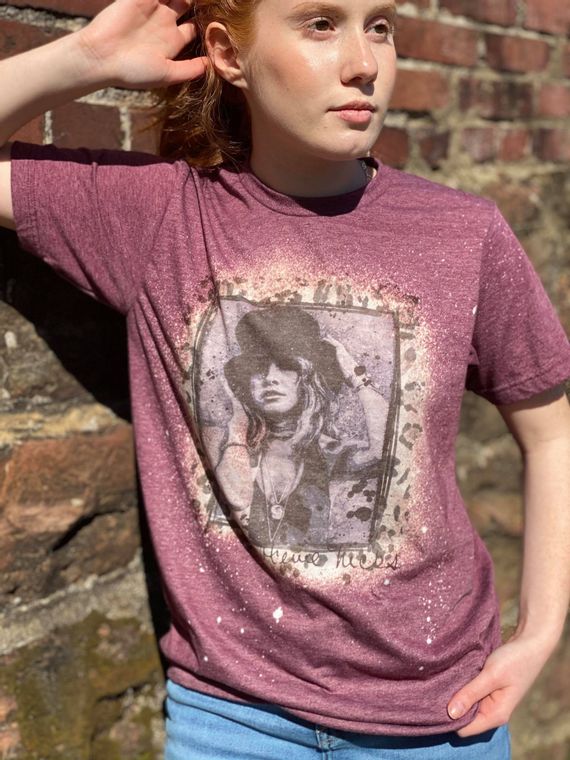 Stevie Nicks Bleach Tee - Wander Together Outfitters