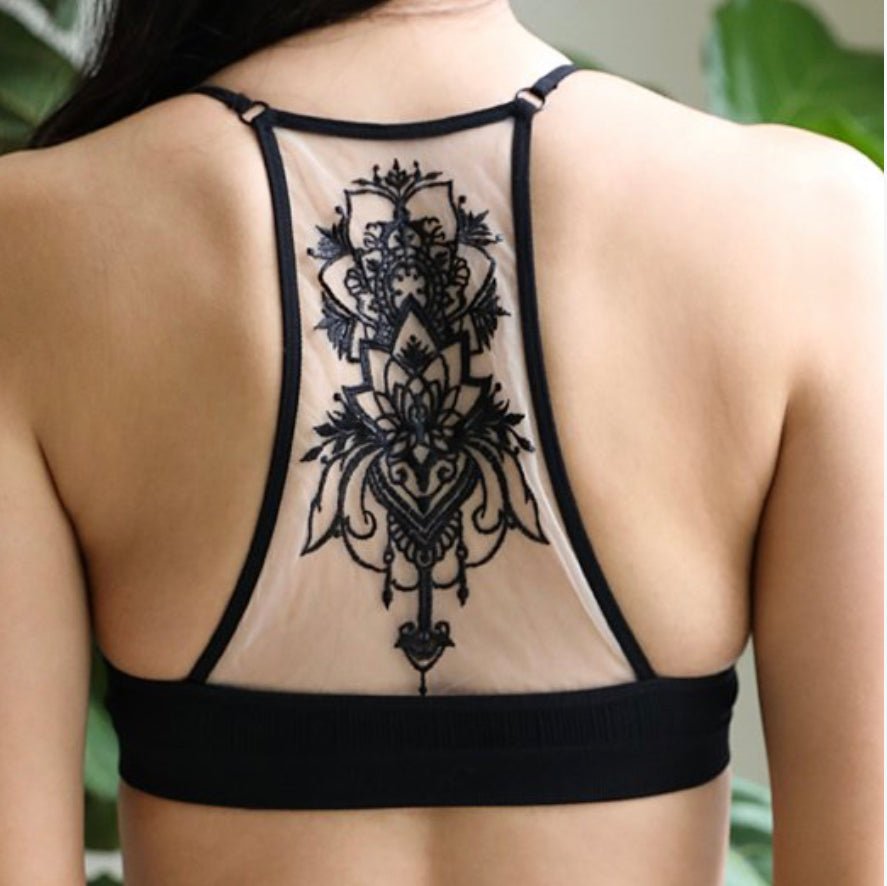 Tattoo Mesh Racerback Top (Last Chance!) - Wander Together Outfitters