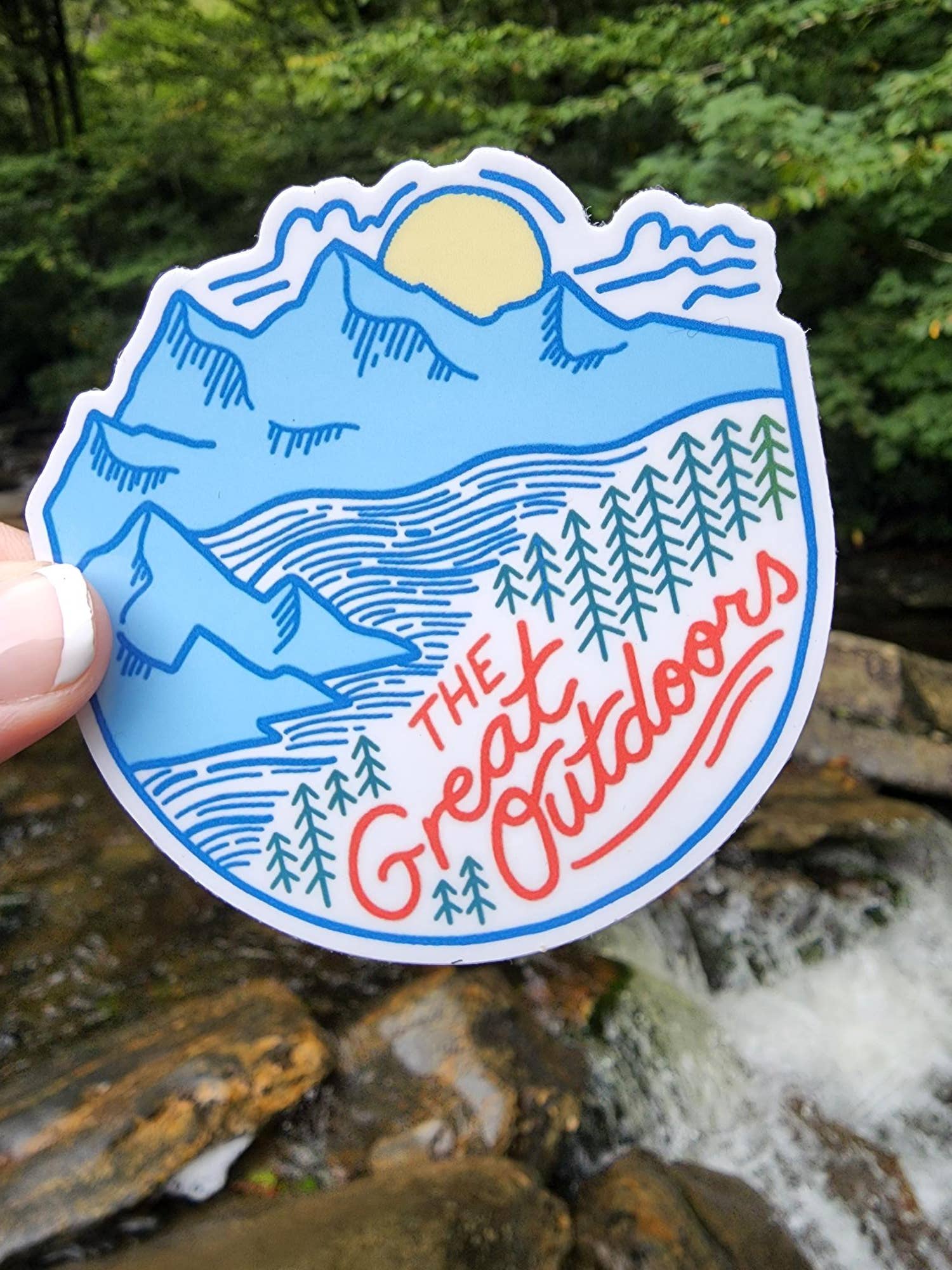 “The Great Outdoors” Vinyl Sticker - Wander Together Outfitters